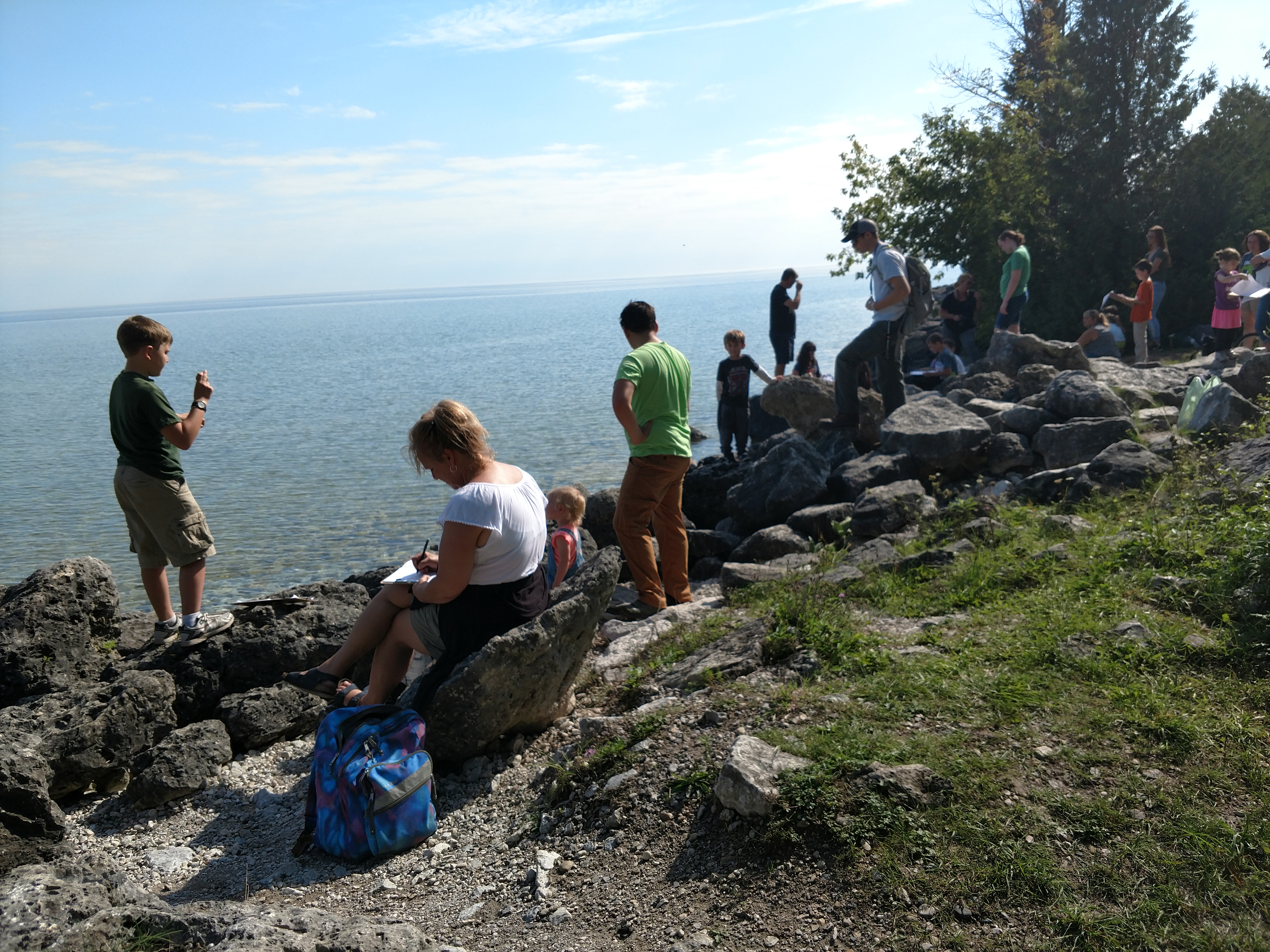 Mac Island - learning about geology